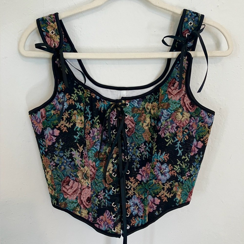 Floral Corset Top